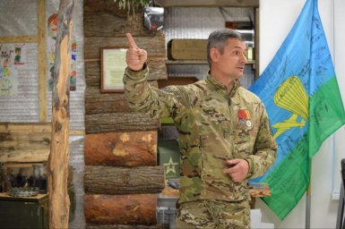 Центр патриотического воспитания в Воронеже пополнился реальными артефактами с боевых позиций от офицера Гончарова